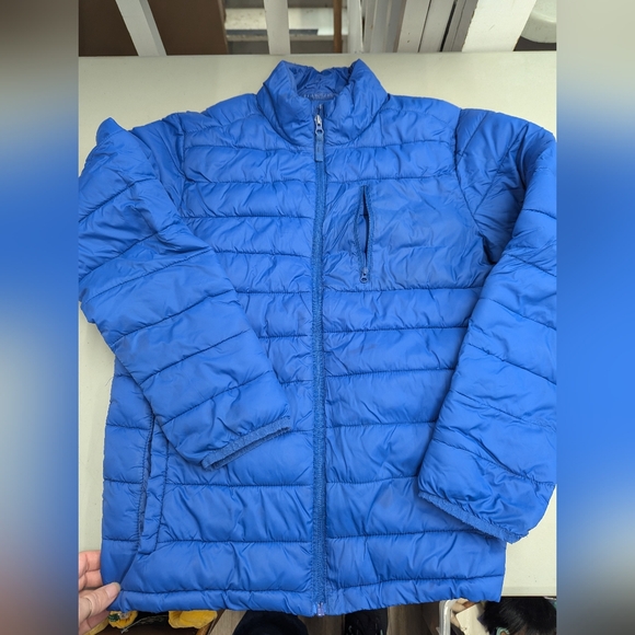 Joe fresh blue light weight puffer jacket - Picture 1 of 3